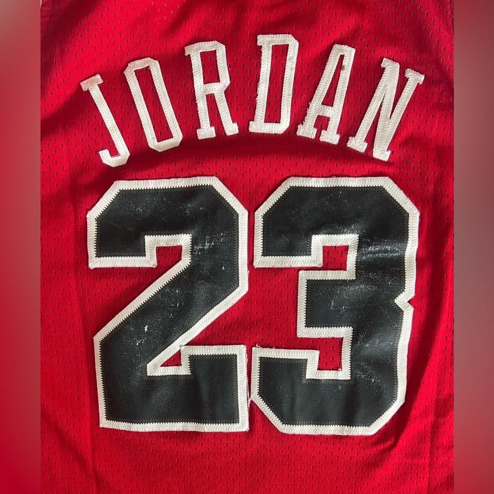 Michael Jordan Chicago Bulls Rookie Vintage Nike Team Jersey - Picture 4 of 11